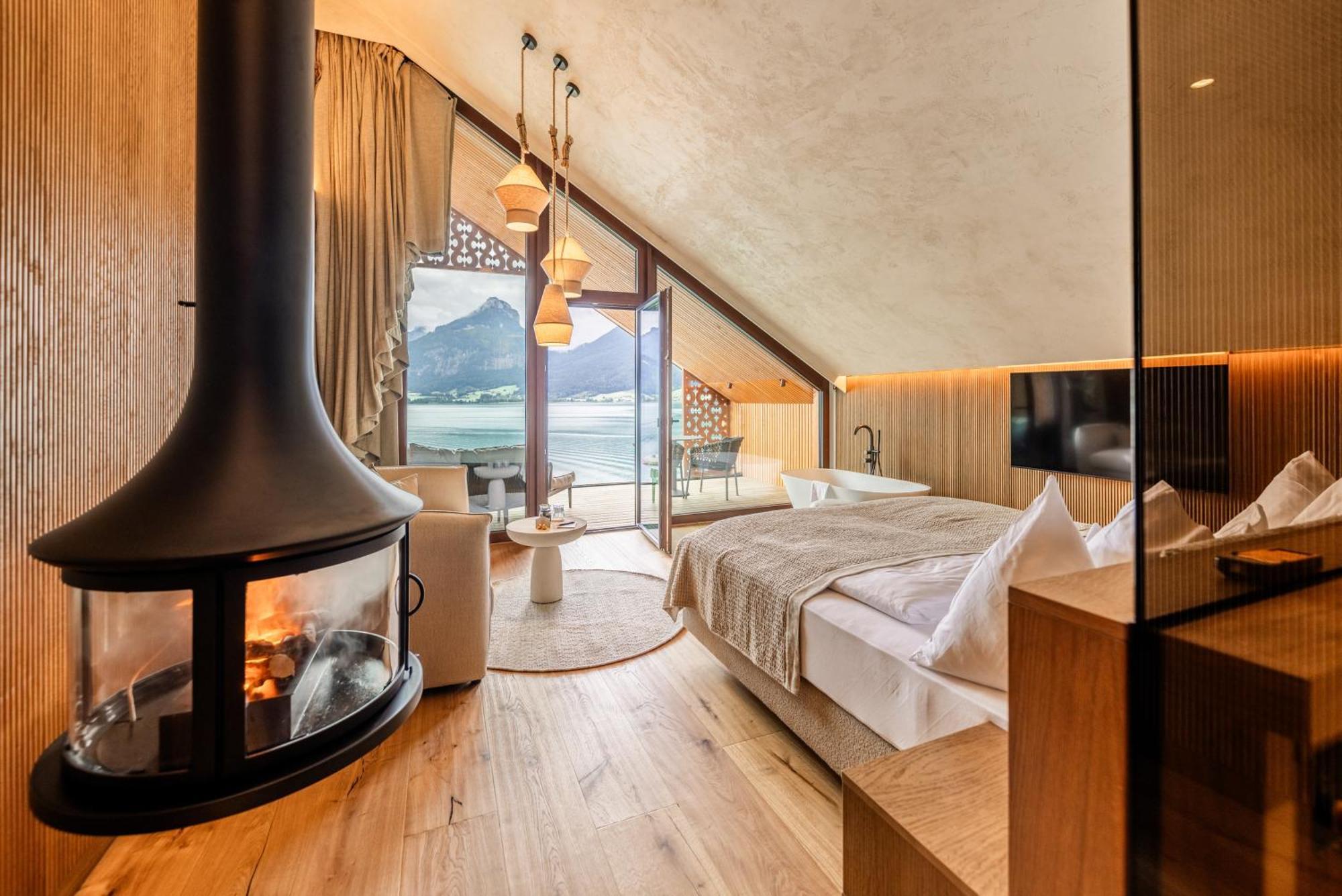 Hotel Seevilla Wolfgangsee Saint Wolfgang Kamer foto